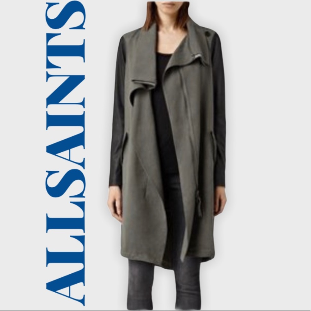 💝 ALL SAINTS Luna Parka Slouchy Jacket Size 6